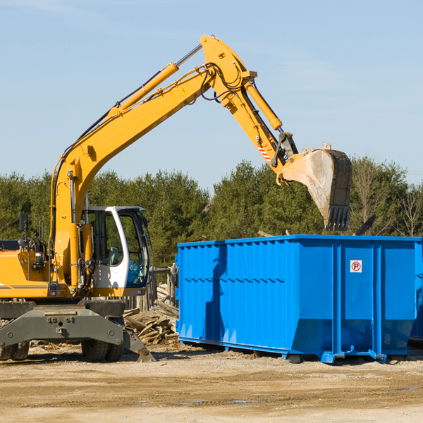 what size residential dumpster rentals are available in Black Diamond FL